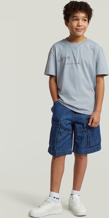 G-Star RAW Rovic Zip 1 2 Short voor jongens Donkerblauw jongens - Foto 5