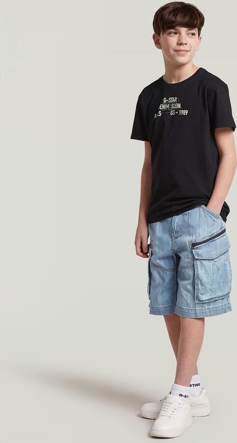 G-Star RAW Rovic Zip 1 2 Short voor jongens Lichtblauw jongens - Foto 5