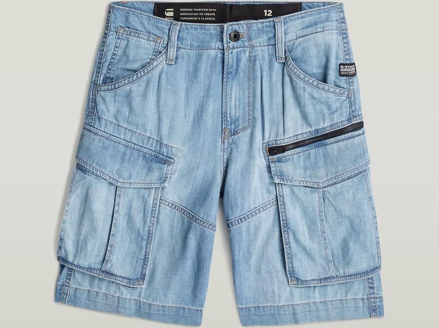 G-Star RAW Rovic Zip 1 2 Short voor jongens Lichtblauw jongens - Foto 3