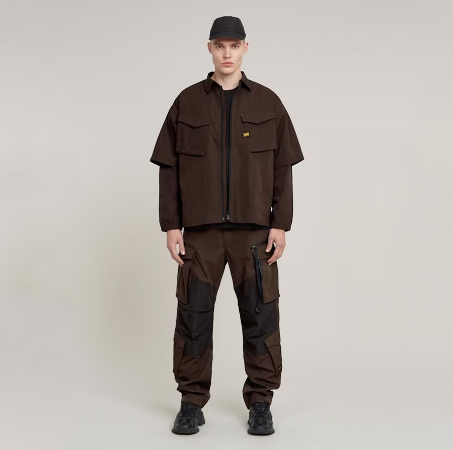 G-Star RAW Rovic Zip 3D Loose Broek Bruin Heren - Foto 4