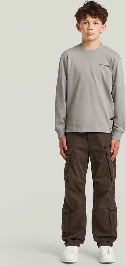 G-Star RAW Rovic Zip 3D Loose Cargobroek voor jongens Bruin jongens - Foto 4