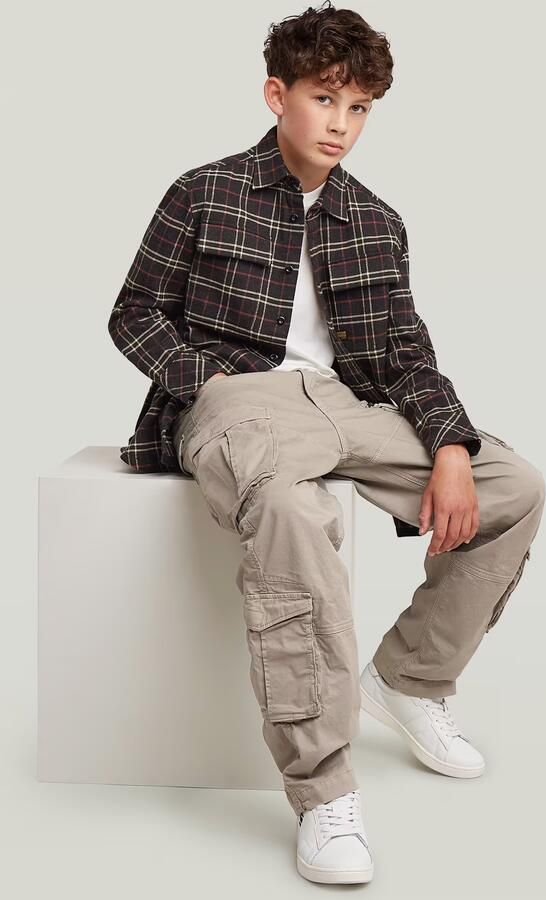 G-Star RAW Rovic Zip 3D Loose Cargobroek voor jongens Grijs jongens - Foto 5