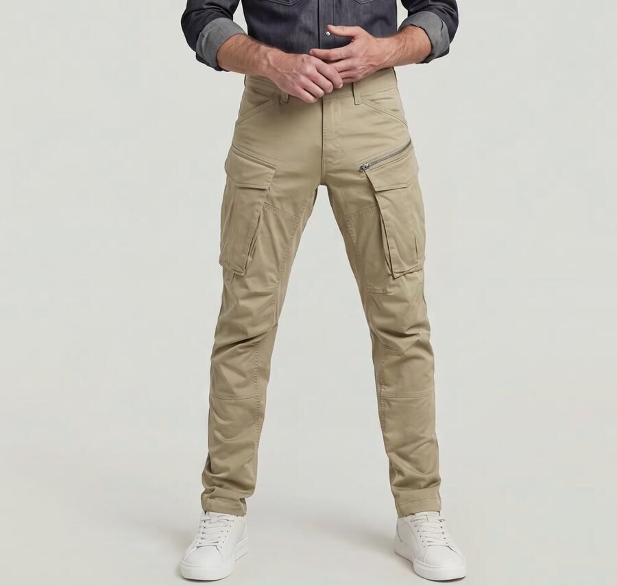 G-Star Raw Straight tapered fit cargobroek met stretch model 'Rovic' - Foto 12