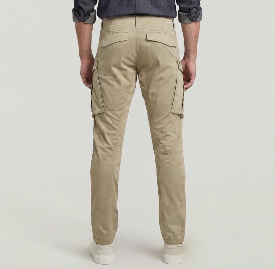 G-Star Raw Straight tapered fit cargobroek met stretch model 'Rovic' - Foto 11