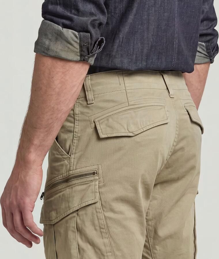 G-Star Raw Straight tapered fit cargobroek met stretch model 'Rovic' - Foto 14
