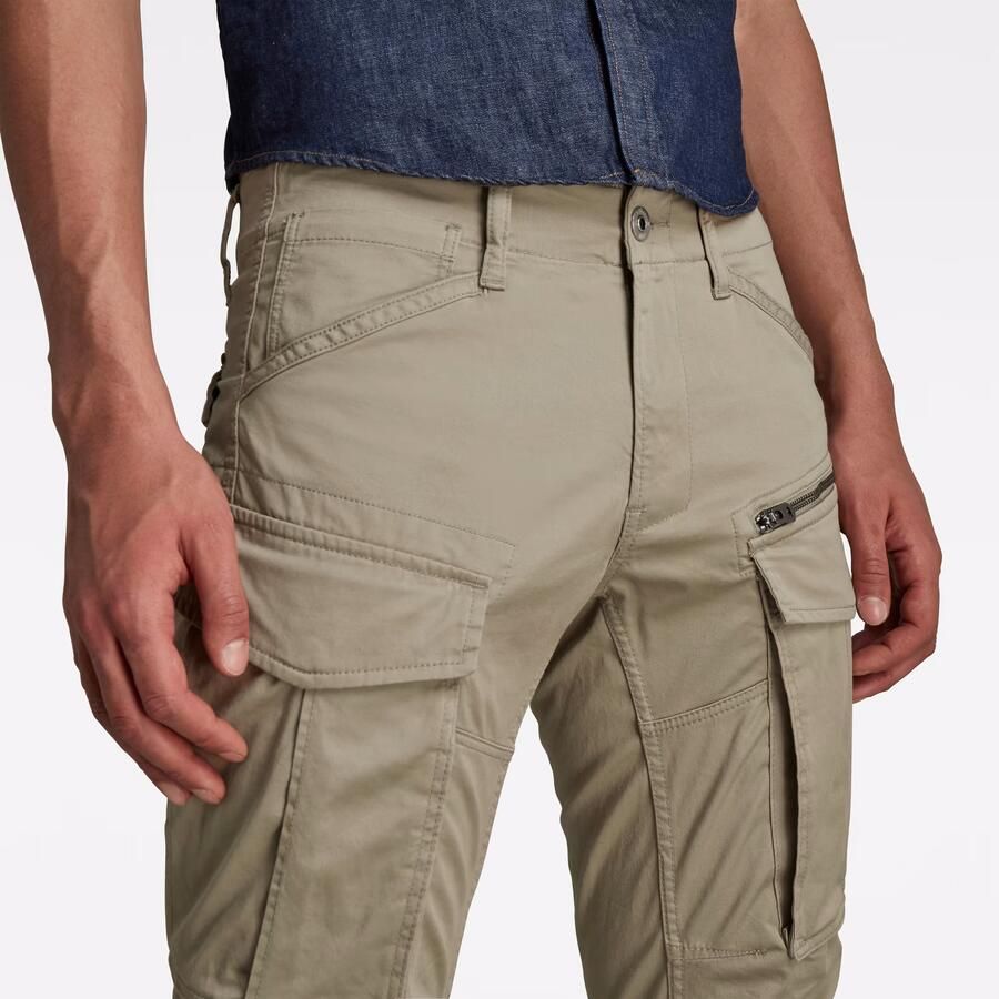 G-Star Raw Straight tapered fit cargobroek met stretch model 'Rovic' - Foto 7