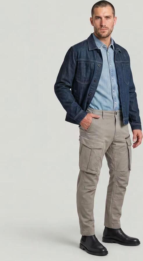 G-Star RAW Rovic Zip 3D Regular Tapered Broek Beige Heren - Foto 14