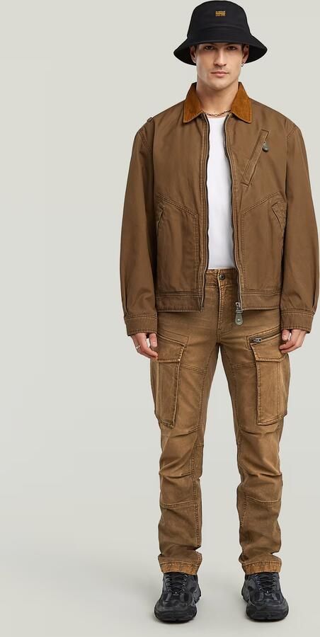 G-Star RAW Rovic Zip 3D Regular Tapered Broek Bruin Heren - Foto 5