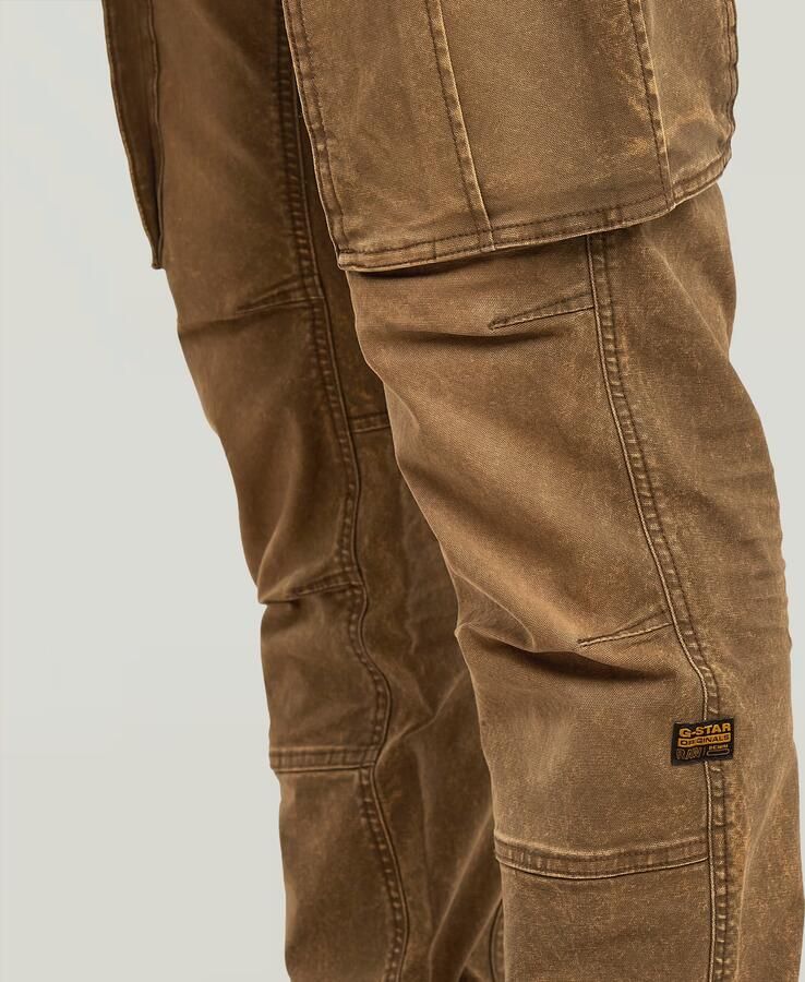 G-Star RAW Rovic Zip 3D Regular Tapered Broek Bruin Heren - Foto 2