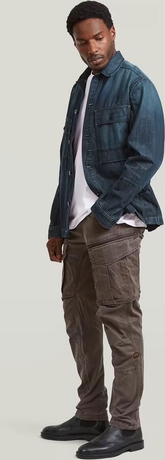 G-Star RAW Rovic Zip 3D Regular Tapered Broek Bruin Heren - Foto 6