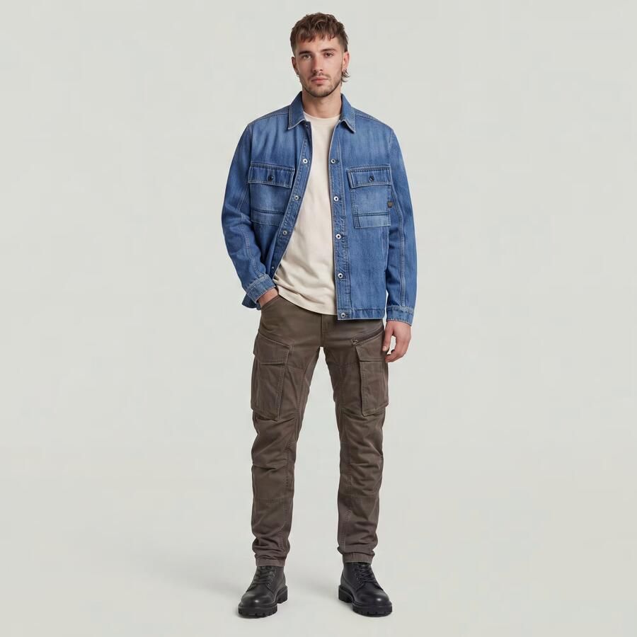 G-Star RAW Rovic Zip 3D Regular Tapered Broek Bruin Heren - Foto 3