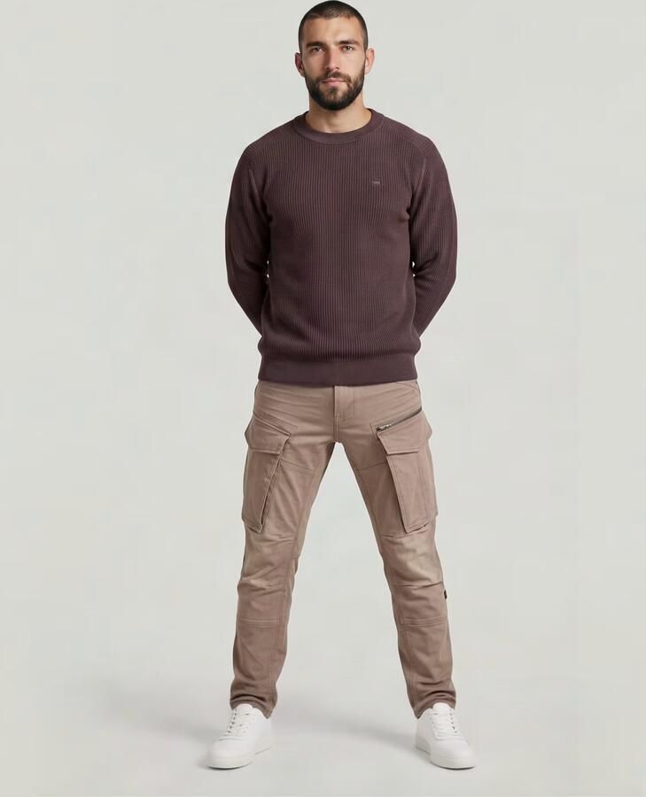 G-Star RAW Rovic Zip 3D Regular Tapered Broek Bruin Heren - Foto 5
