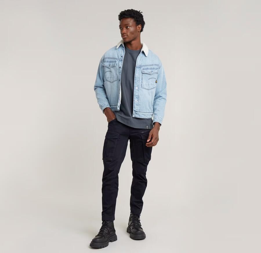 G-Star RAW Rovic Zip 3D Regular Tapered Broek Donkerblauw Heren - Foto 6