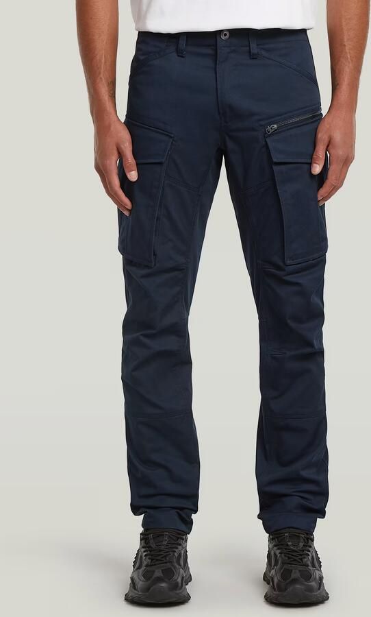 G-Star RAW Rovic Zip 3D Regular Tapered Broek Donkerblauw Heren