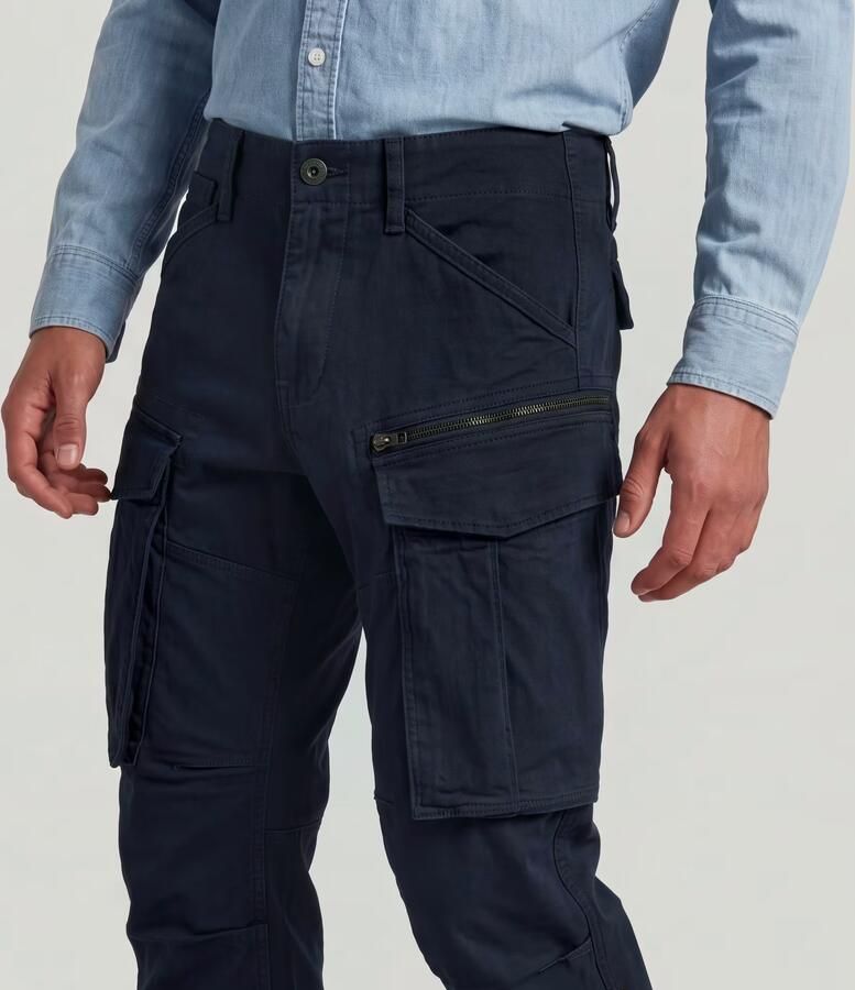 G-Star RAW Rovic Zip 3D Regular Tapered Broek Donkerblauw Heren - Foto 12