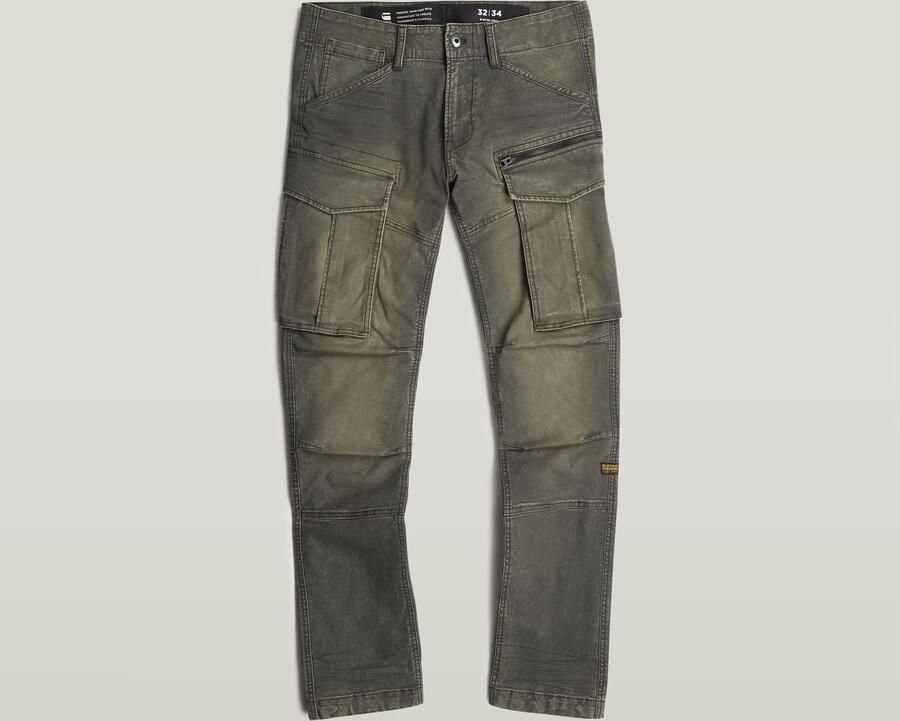 G-Star Raw Regular fit broek met cargozakken model 'Rovic zip 3d' - Foto 6
