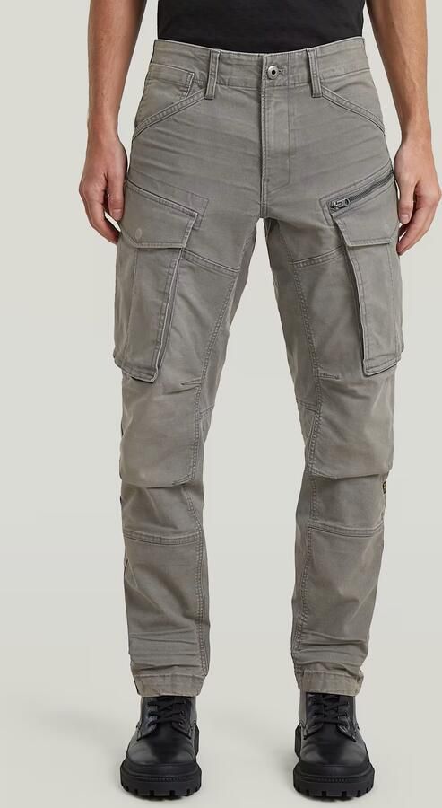G-Star RAW Rovic Zip 3D Regular Tapered Broek Grijs Heren