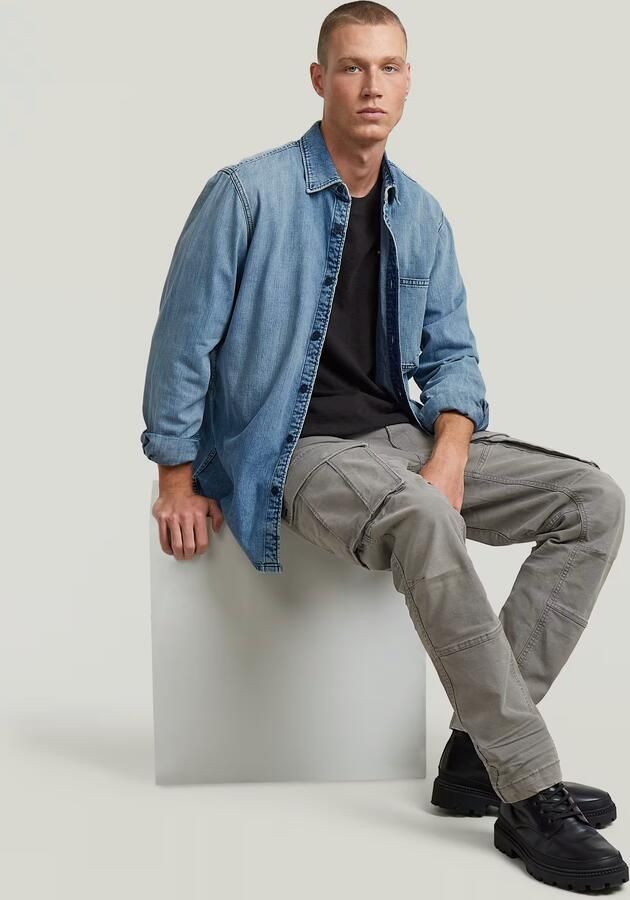 G-Star RAW Rovic Zip 3D Regular Tapered Broek Grijs Heren - Foto 5