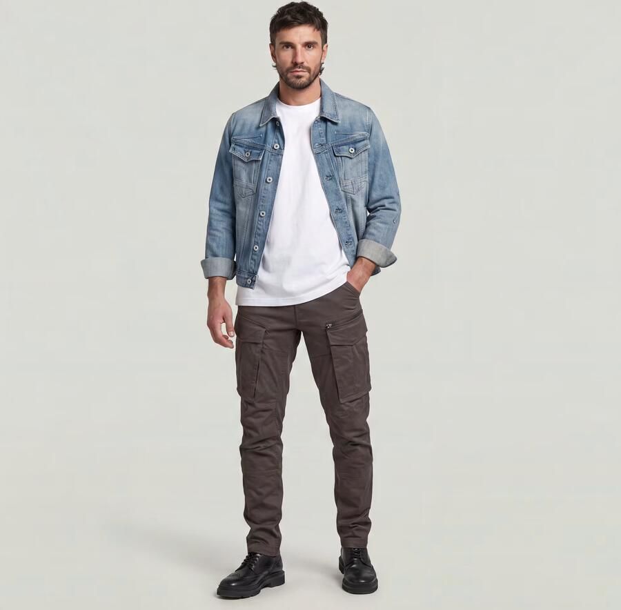 G-Star Antraciet G Star Raw Cargobroeken Rovic Zip 3d Regular Tapered - Foto 14