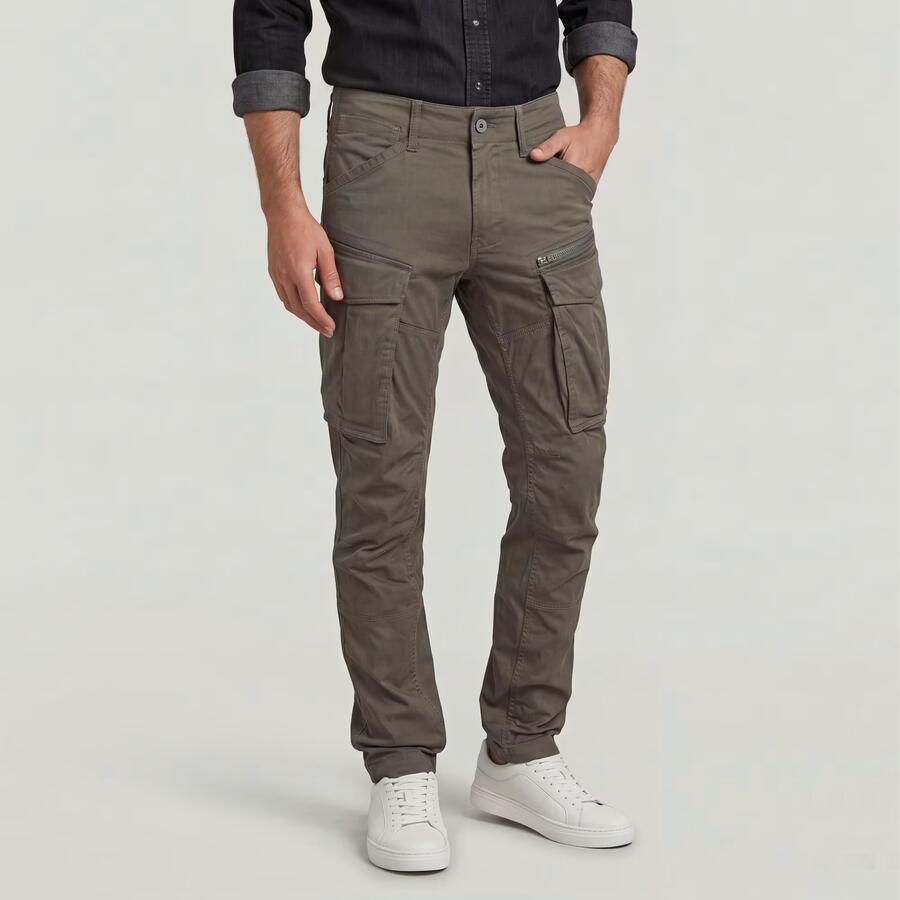 G-Star Raw Straight tapered fit cargobroek met stretch model 'Rovic' - Foto 8