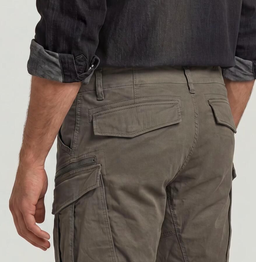G-Star Raw Straight tapered fit cargobroek met stretch model 'Rovic' - Foto 14