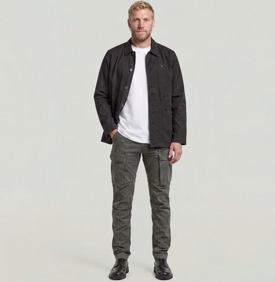 G-Star RAW Rovic Zip 3D Regular Tapered Broek Grijs Heren - Foto 3