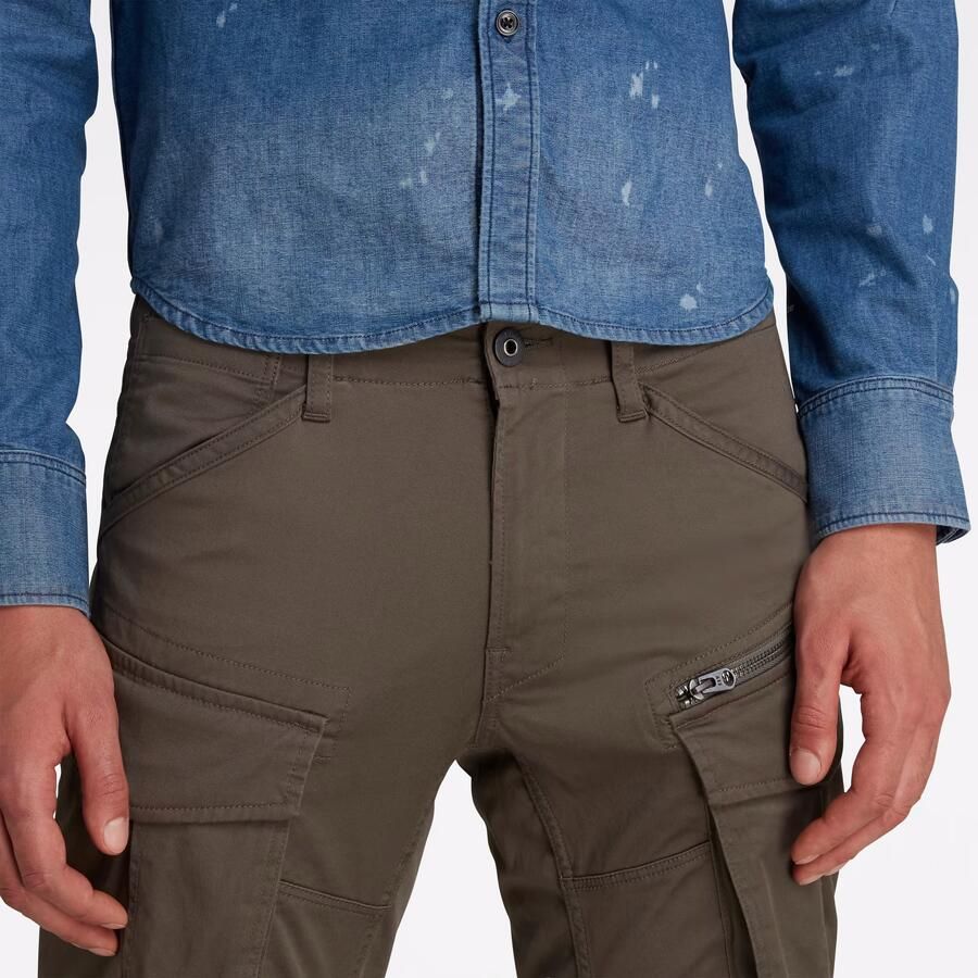 G-Star Raw Straight tapered fit cargobroek met stretch model 'Rovic' - Foto 8