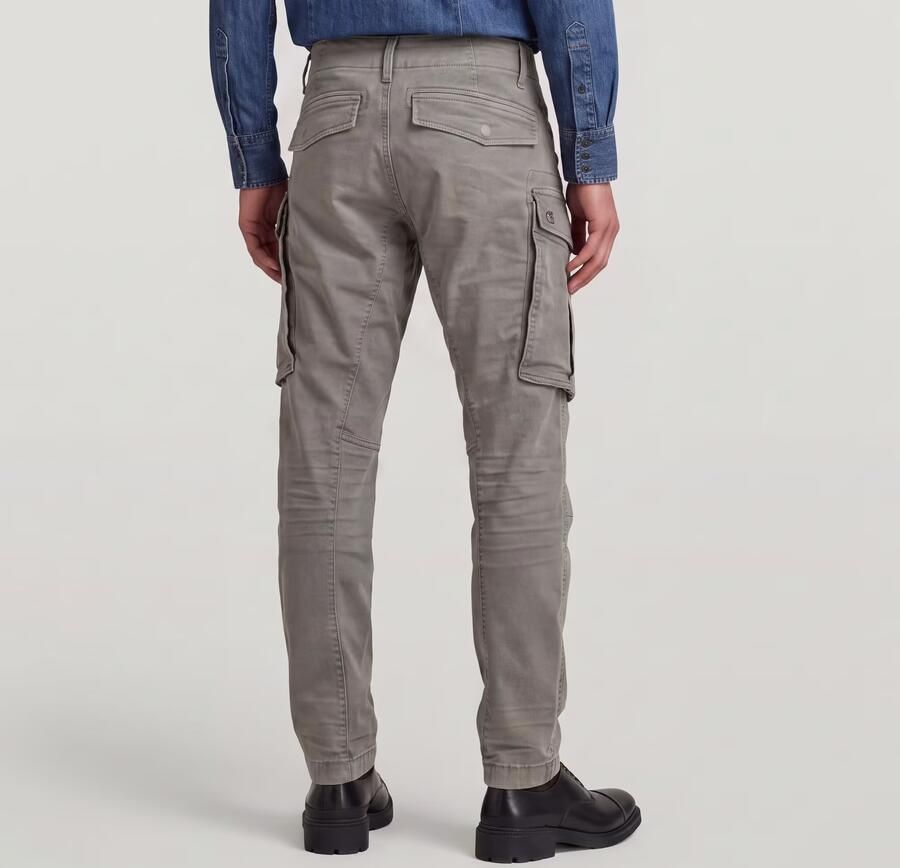 G-Star RAW Rovic Zip 3D Regular Tapered Broek Grijs Heren - Foto 4
