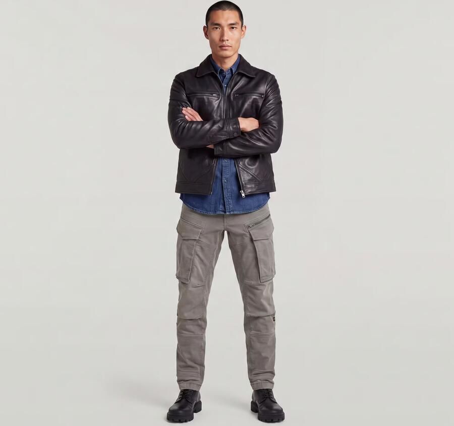 G-Star RAW Rovic Zip 3D Regular Tapered Broek Grijs Heren - Foto 5