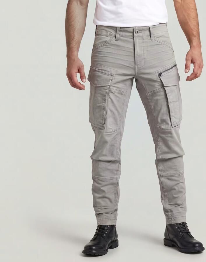 G-Star RAW Rovic Zip 3D Regular Tapered Broek Grijs Heren - Foto 5