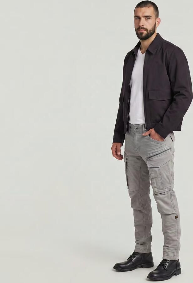 G-Star RAW Rovic Zip 3D Regular Tapered Broek Grijs Heren - Foto 6