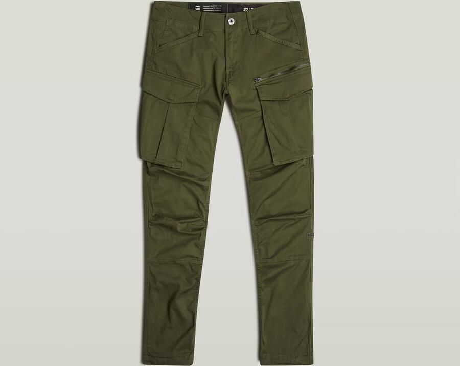 G-STAR Rovic zip 3d regular fit cargobroek met katoen 6059 dk bronze green - Foto 16