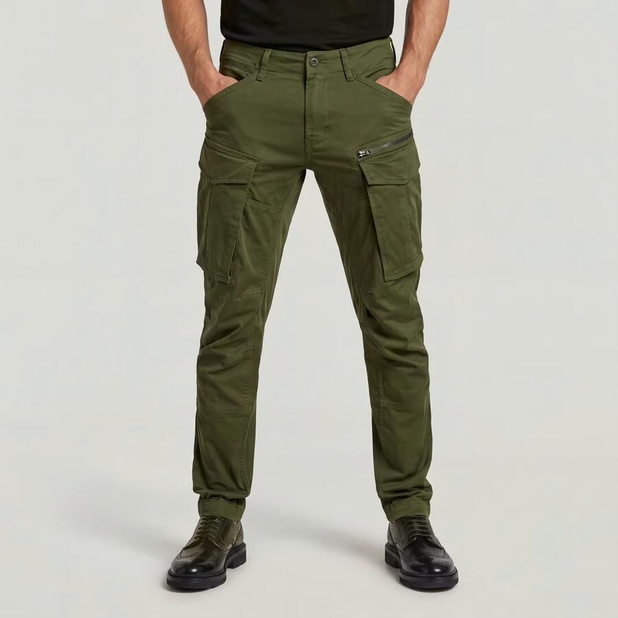 G-STAR Rovic zip 3d regular fit cargobroek met katoen 6059 dk bronze green - Foto 10