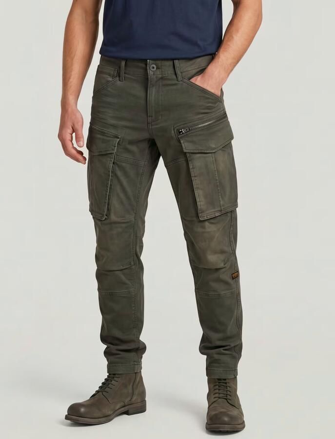 G-Star RAW Rovic Zip 3D Regular Tapered Broek Groen Heren - Foto 7