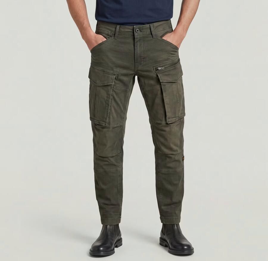 G-Star RAW Rovic Zip 3D Regular Tapered Broek Groen Heren - Foto 4