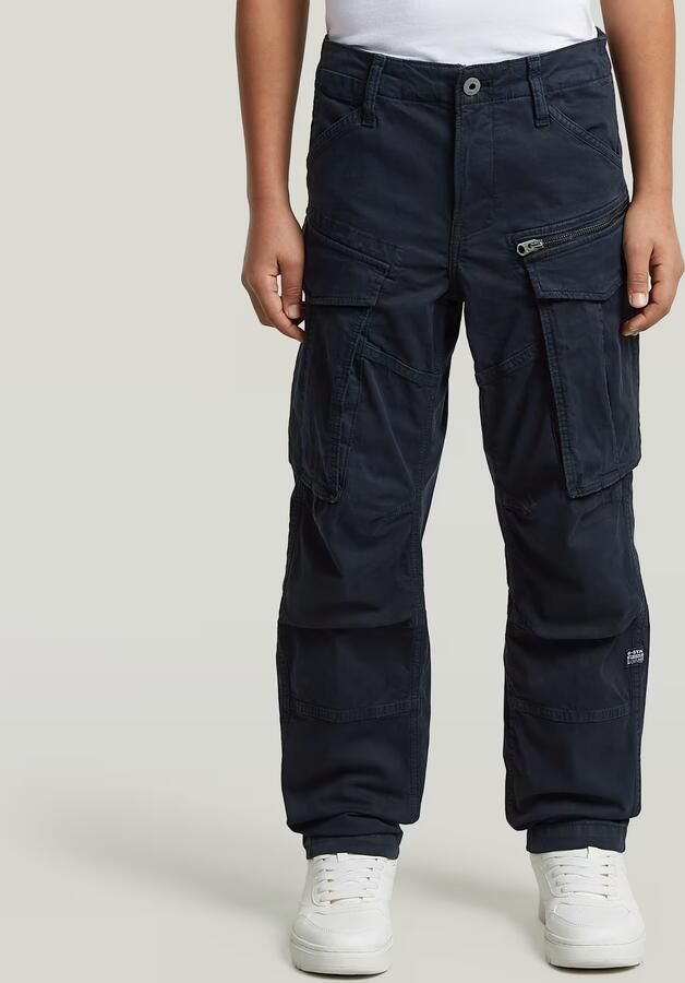 G-Star RAW Rovic Zip 3D Regular Tapered Broek voor jongens Donkerblauw jongens