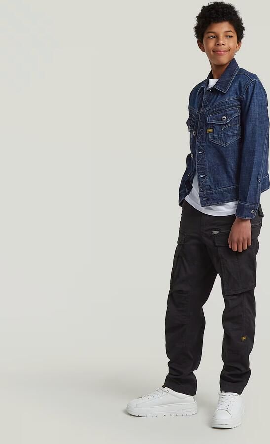 G-Star RAW Rovic Zip 3D Regular Tapered Broek voor jongens Zwart jongens - Foto 5
