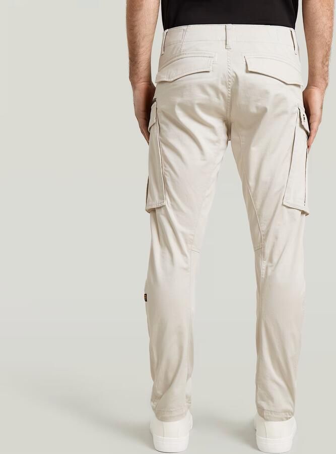 G-Star RAW Rovic Zip 3D Regular Tapered Broek Wit Heren