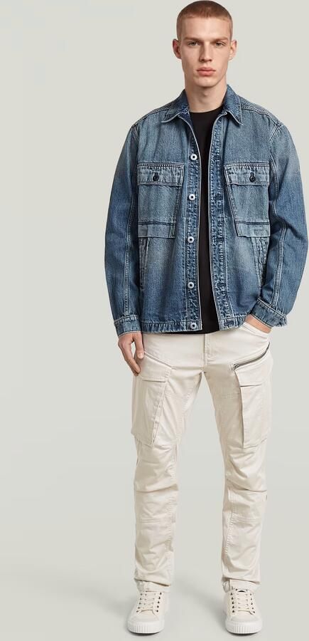 G-Star RAW Rovic Zip 3D Regular Tapered Broek Wit Heren - Foto 6