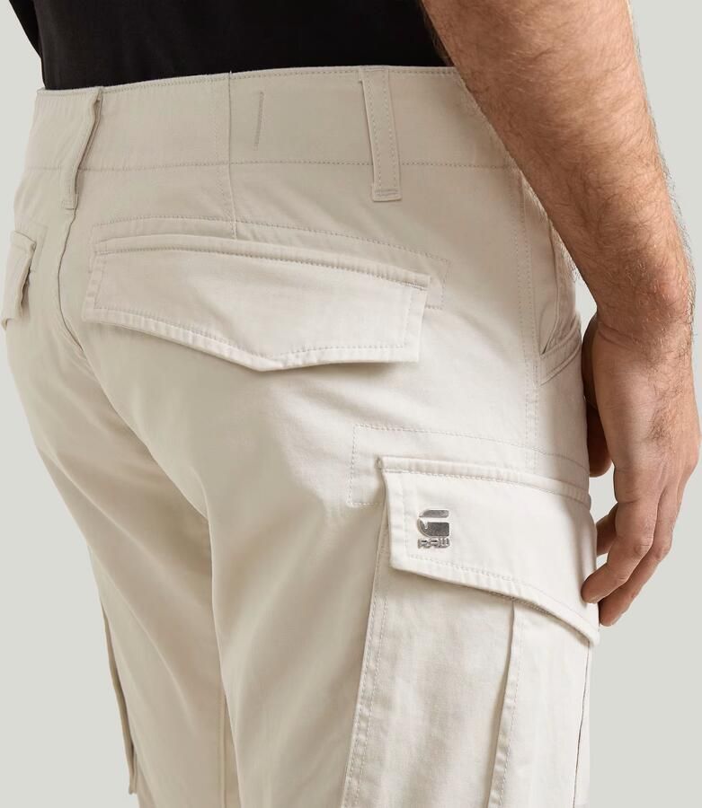 G-Star RAW Rovic Zip 3D Regular Tapered Broek Wit Heren - Foto 4