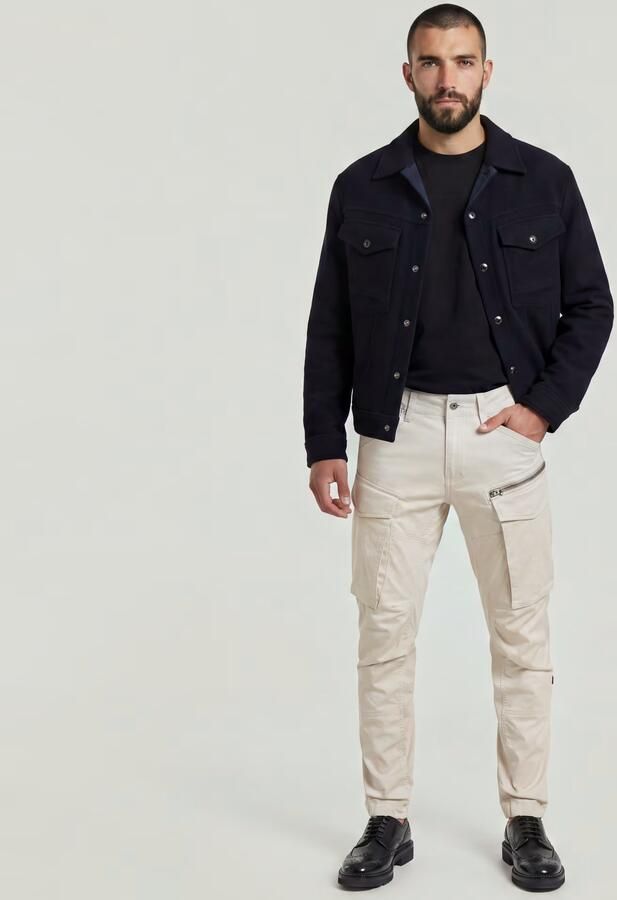 G-Star RAW Rovic Zip 3D Regular Tapered Broek Wit Heren - Foto 5