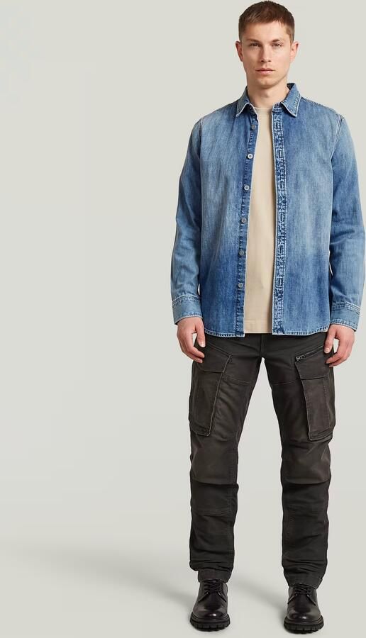 G-Star Raw regular tapered fit broek met cargozakken model 'Rovic' - Foto 7