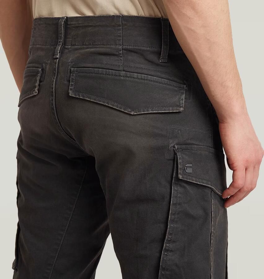 G-Star Raw regular tapered fit broek met cargozakken model 'Rovic' - Foto 3