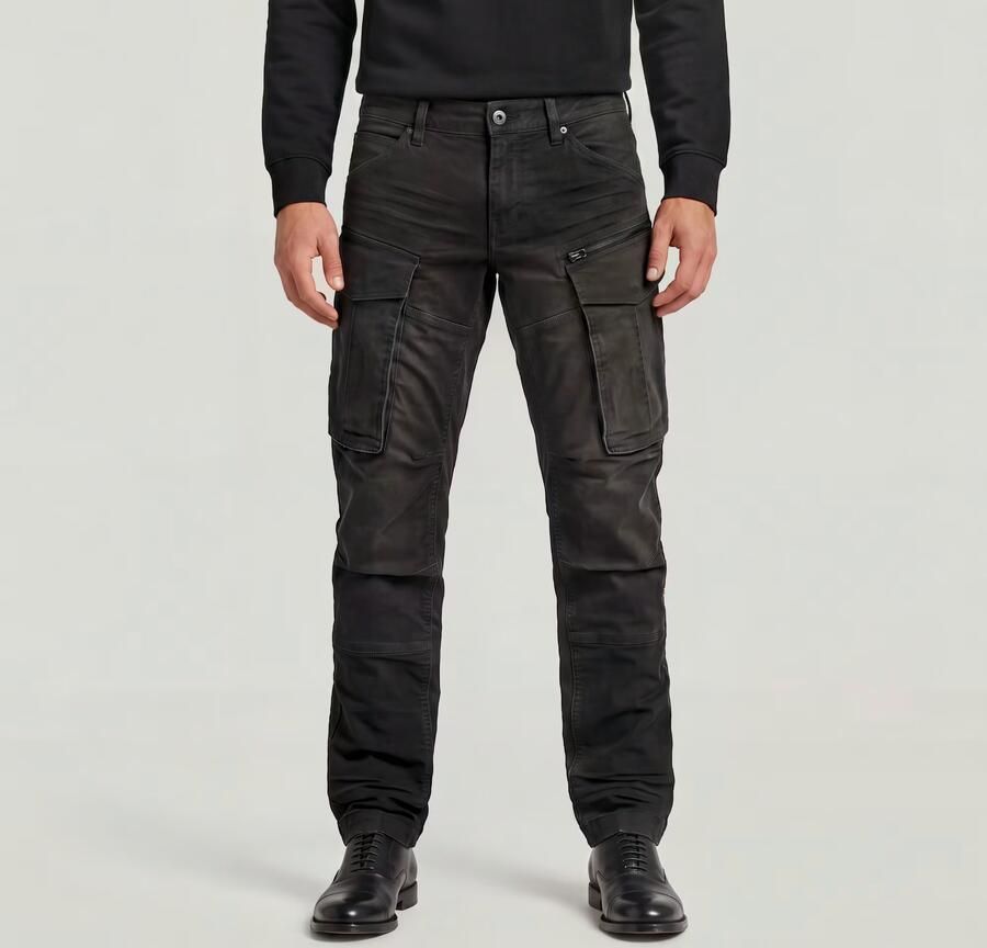 G-Star Raw regular tapered fit broek met cargozakken model 'Rovic' - Foto 7