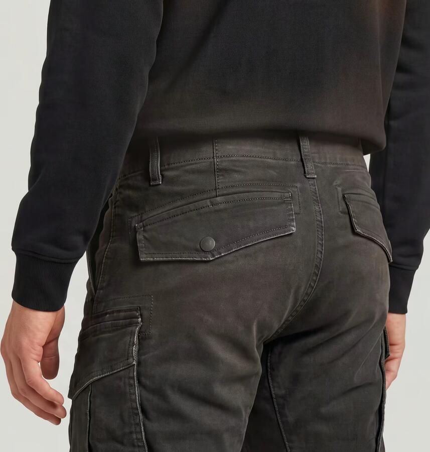 G-Star Raw regular tapered fit broek met cargozakken model 'Rovic' - Foto 8