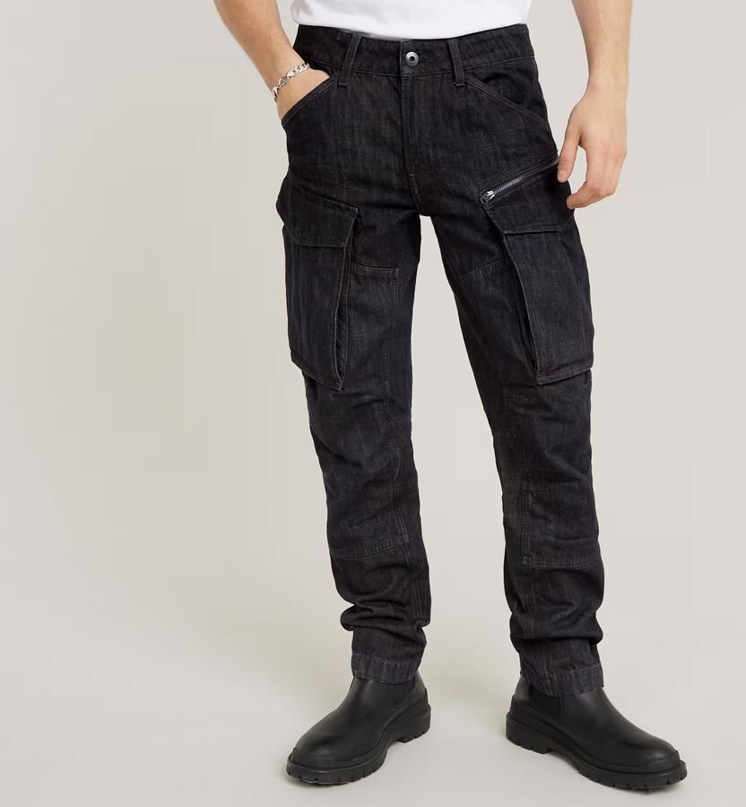 G-Star RAW Rovic Zip 3D Regular Tapered Denim Jeans Zwart Heren - Foto 7