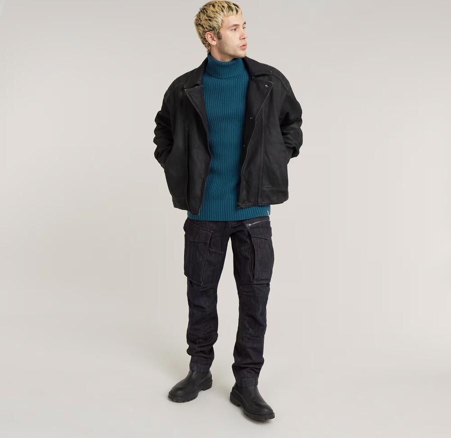 G-Star RAW Rovic Zip 3D Regular Tapered Denim Jeans Zwart Heren - Foto 3