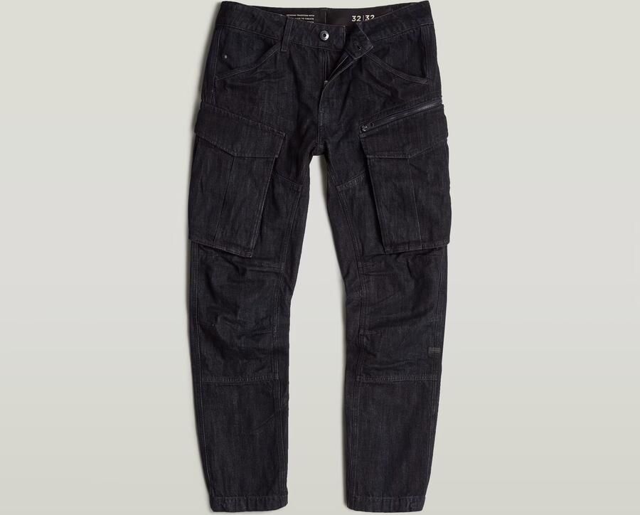 G-Star RAW Rovic Zip 3D Regular Tapered Denim Jeans Zwart Heren - Foto 5