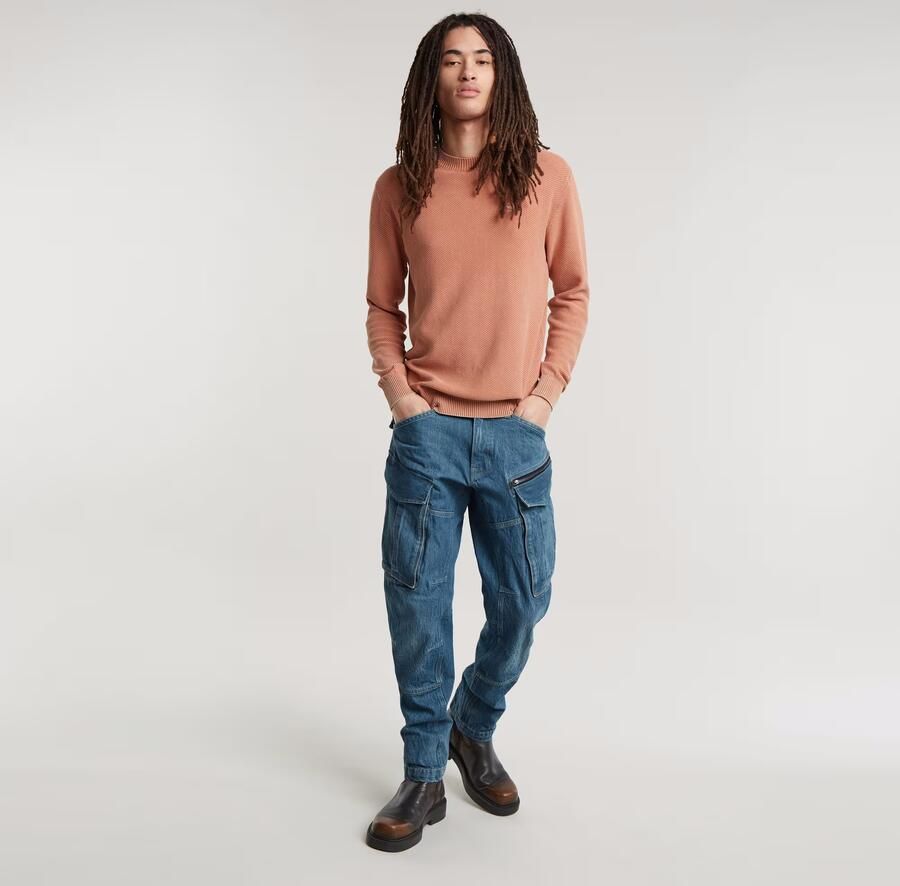 G-Star RAW Rovic Zip 3D Regular Tapered Denim Midden blauw Heren - Foto 4