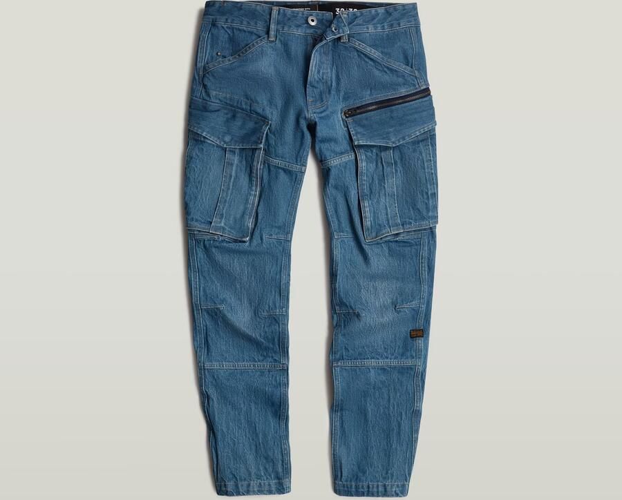 G-Star RAW Rovic Zip 3D Regular Tapered Denim Midden blauw Heren - Foto 6